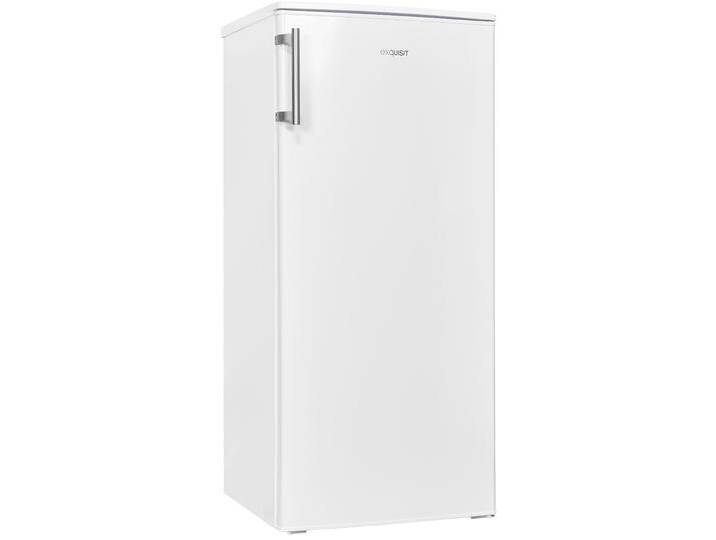 EXQUISIT Kühlschrank KS185-4-HE-040E , E (A-G), silber (weiß), Rechtsanschlag, Kühlschränke, 190 L Volumen, Schnellgefrieren, 4 Sterne von Exquisit