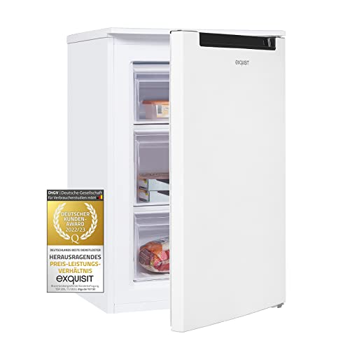 Exquisit Gefrierschrank GS81-040C weiss | 87 l Nutzinhalt | 4 Sterne | 55cm von Exquisit