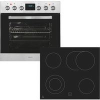 exquisit Elektro-Herd-Set "EHE185-HBZ-020" mit Teleskopauszug nachrüstbar von Exquisit