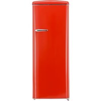 exquisit Kühlschrank "RKS325-V-H-160F", RKS325-V-H-160F rot, 144 cm hoch, 55 cm breit von Exquisit