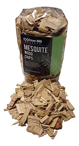 Exstream BBQ Barbecue Räucherspäne *Über 16 tolle Geschmacksrichtungen in 1, 5 & 10 Liter * (Mesquite 1 Liter) von Exstream