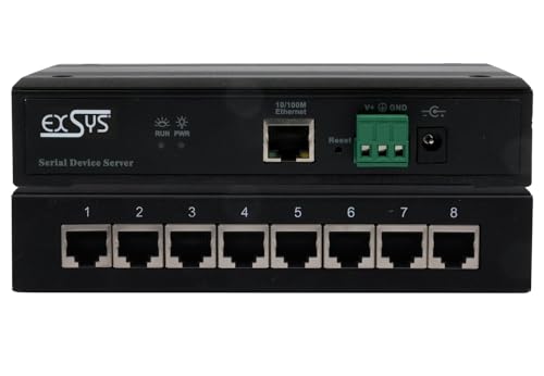 EX-61008 Serial Device Server 8 x Seriell RS-232/422/485 von Exsys