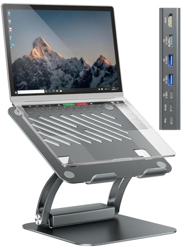 EXSYS EX-1224HM Laptopständer mit Abnehmbarer 7 in 1 USB-C Dockingstation EXSYS EX-1224HM Laptopständer mit Abnehmbarer 7 in 1 USB-C Dockingstation von Exsys