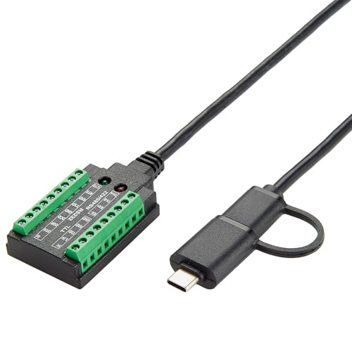EXSYS EX-1303 USB 2.0 zu 1 x Seriell RS-232/422/485 und TTL Kabel mit 18-Pin Terminal Block von Exsys