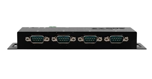 EXSYS EX-6114-2PoE Ethernet zu Seriell 4 x RS-232 mit 9 Pin Stecker PoE von Exsys