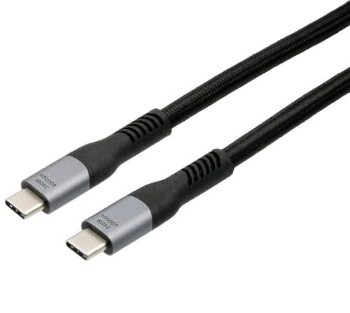 EXSYS EX-K1598-1.0 USB4.0 Kabel USB-C Stecker 1m 40Gbit/s 5A 240W schwarz Gewebe, 40Gbit/s, 240W, schwarz, 1 m EXSYS EX-K1598-1.0 USB4.0 Kabel USB-C Stecker 1m 40Gbit/s 5A 240W schwarz Gewebe, 40Gbit/s, 240W, schwarz, 1 m von Exsys