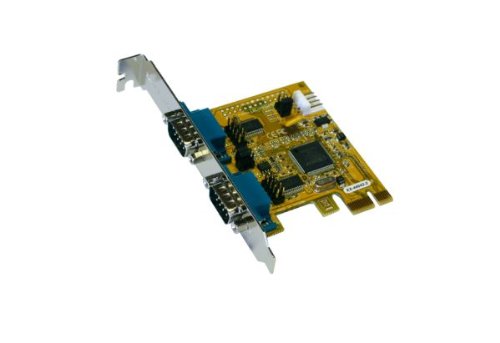 Exsys® 2S PCIe Serielle RS-232 Karte (MosChip Chip-Set) von Exsys