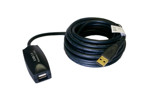 Exsys® USB 2.0 Verlängerung Stecker A an Buchse A, aktiv, grau, 5m [EX-1401] von Exsys