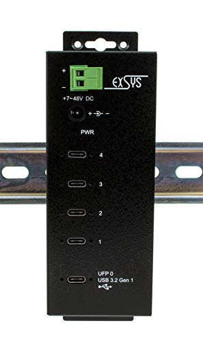 Exsys EX-1144HMVS - USB 3.2 Gen1 Metall HUB mit 4X C-Ports 15KV ESD Überspannungsschutz Exsys EX-1144HMVS - USB 3.2 Gen1 Metall HUB mit 4X C-Ports 15KV ESD Überspannungsschutz von Exsys