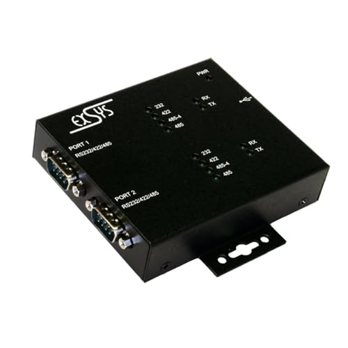 Exsys EX-1333VIS Konverter USB 2.0 "2X RS232/422/485 Schnittstelle von Exsys