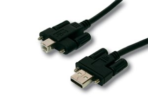 Verlängerungskabel, USB 2.0 Stecker A an Stecker B, verschraubbar, 5m, Exsys® [EX-K1555V] von Exsys