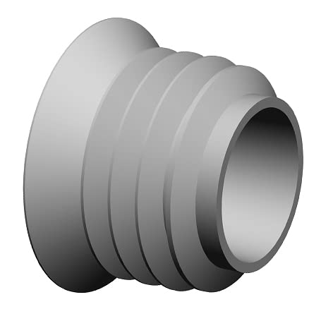 Rillenstopfen-PVC 22 für Rillenkappe RK 26 (100) von Exte