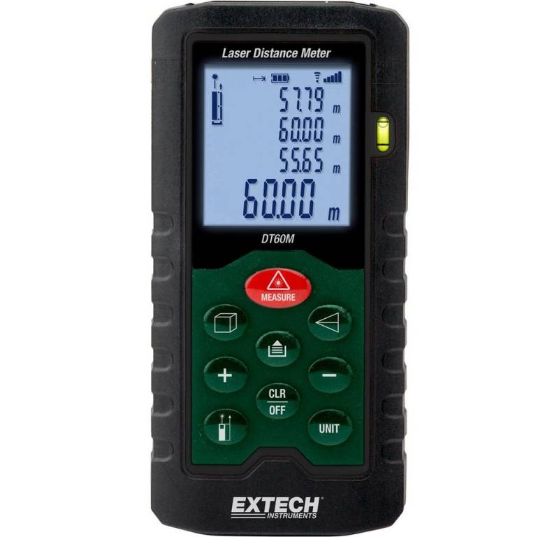 Extech Entfernungsmesser Extech DT60M Laser-Entfernungsmesser 60 m, (DT60M) von Extech