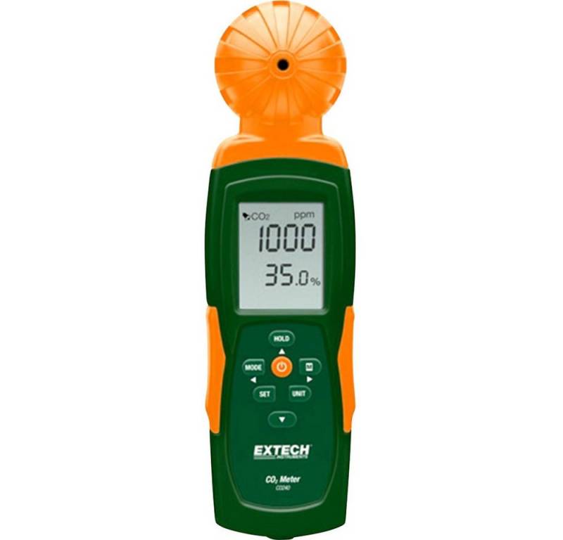 Extech Extech CO240 Kohlendioxid-Messgerät 0 - 9999 ppm mit Temperaturmessfun Gasmelder von Extech