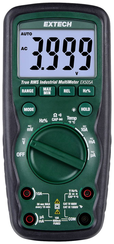 Extech Extech Ex505 A K Hand Multimeter Digital Cat Iv 600 V Anzeige Defektware D-Ware Extech Extech Ex505 A K Hand Multimeter Digital Cat Iv 600 V Anzeige Defektware D-Ware von Extech