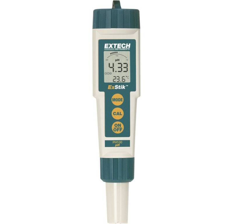 Extech Feuchtigkeitsmesser pH-Messgerät Extech PH100 pH-Wert 0 - 14 pH kalibriert Werksstandard von Extech