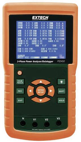 Extech PQ3450 Netz-Analysegerät 3phasig, 1phasig mit Loggerfunktion Extech PQ3450 Netz-Analysegerät 3phasig, 1phasig mit Loggerfunktion von Extech