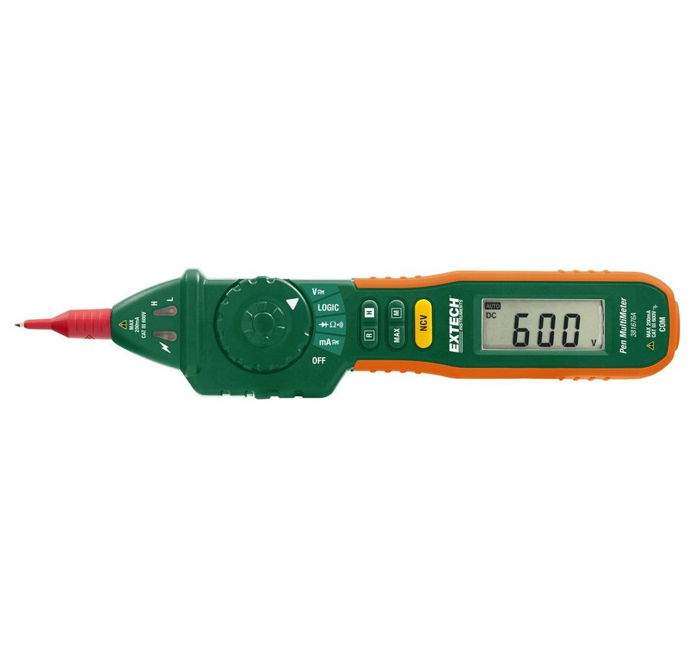 Extech Spannungsprüfer Extech 381676A Hand-Multimeter digital CAT III 600 V Anzeige (Counts, (381676A) von Extech