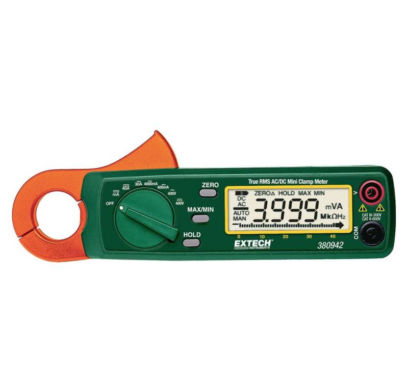 Extech Spannungsprüfer Extech Extech 380942 Stromzange digital CAT II 600 V, CAT III 300 V, (Extech 380942) von Extech
