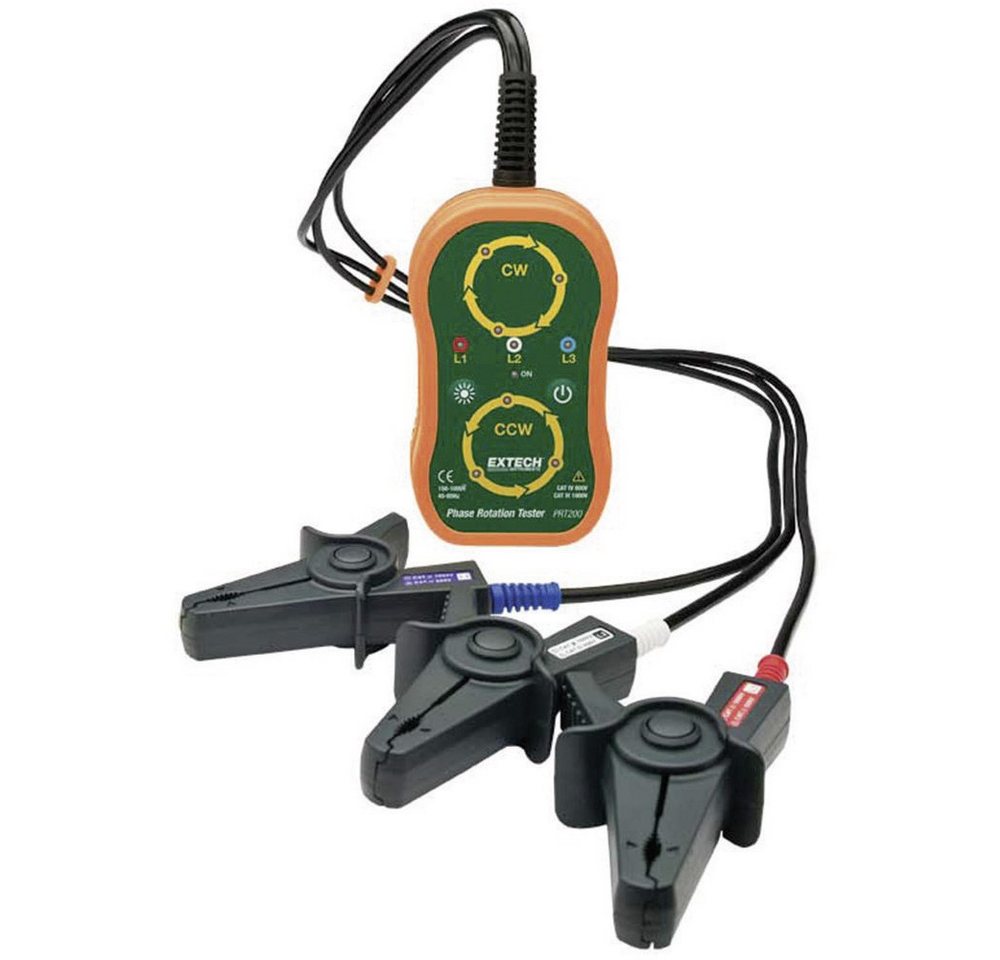 Extech Spannungsprüfer Extech PRT200 Drehfeldmessgerät CAT IV 600 V LED, Akustik, (PRT200) von Extech