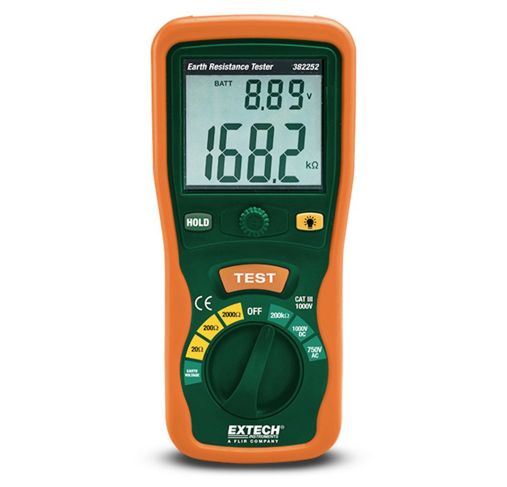 Extech Strommessgerät Extech Extech 382252 Erdungsmessgerät, Extech 382252 von Extech