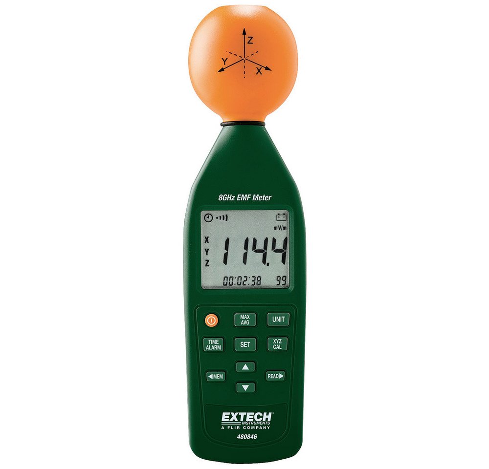 Extech Strommessgerät Extech Extech 480846 Hochfrequenz (HF)-Elektrosmogmessgerät von Extech