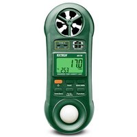 Extech 45170 Temperatur-Messgerät -100 - +1300°C Fühler-Typ K Multifunktions-Umweltmessgerät 4in1 von Extech