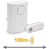 Extel Drahtlose Klingel Taster mit Funkgong weiß von Extel