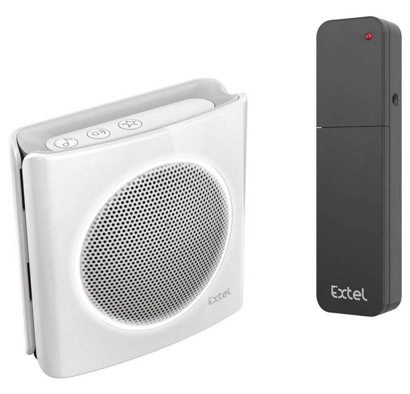 Extel Türklingel Extel 81748 Funkklingel Komplett-Set von Extel