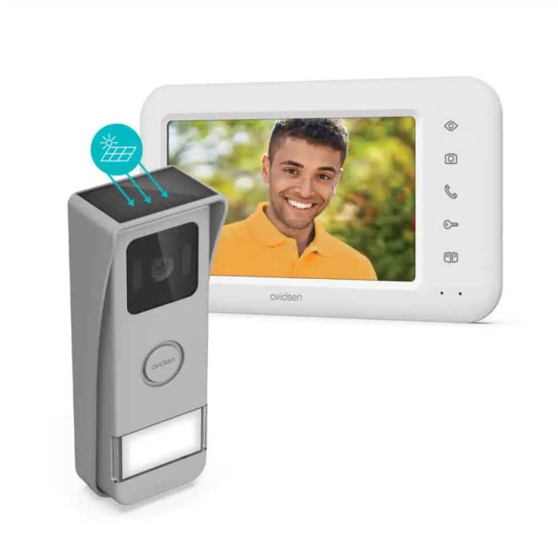 Extel Türsprechanlage Elia Solar Wave 7 Zoll Touchscreen, 2 Draht-Technik von Extel