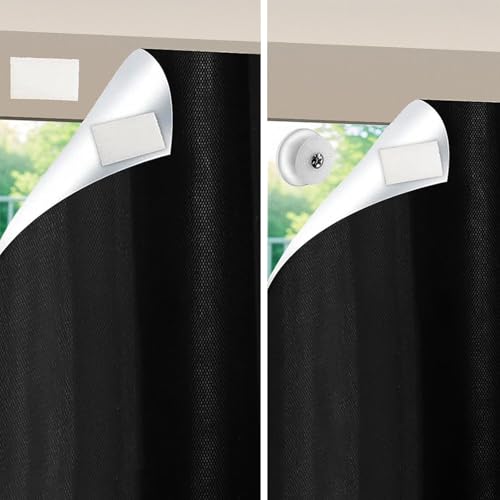 SwartLife Fenster verdunkelung saugnapf, 240 x 145cm verdunklungsfolie für Fenster, für Dachfenster verdunkelung und Sonnenschutz Fenster innen | Tragbare Reise verdunklungsrollo, verdunkelungsfolie von SwartLife