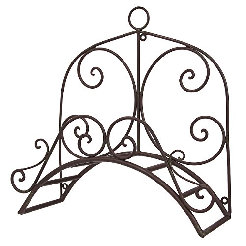 ExtraRetro Gartenschlauchhalter Metall - Schlauchhalter Wandschlauchhalter - Antik braun von ExtraRetro