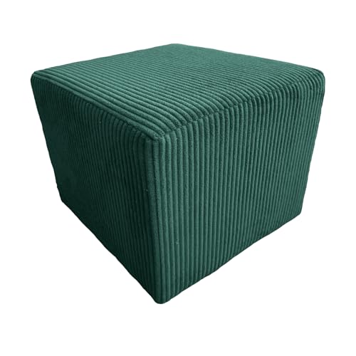 Extrasen Hocker Wohnzimmer Sitzhocker - Quadratisch 40 x 40 cm - Sofahocker - Dünner Cord Grün Extrasen Hocker Wohnzimmer Sitzhocker - Quadratisch 40 x 40 cm - Sofahocker - Dünner Cord Grün von Extrasen
