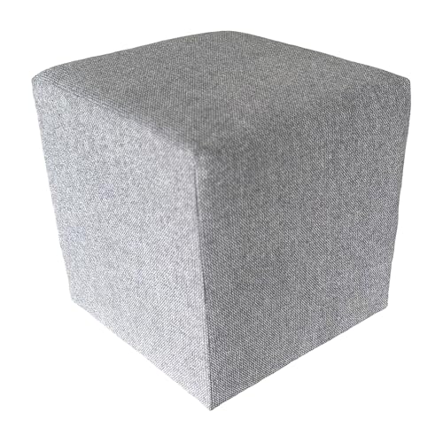 Extrasen Hocker Wohnzimmer Sitzhocker - Quadratisch 40 x 40 cm - Sofahocker - Tornado Stoff - Grau Extrasen Hocker Wohnzimmer Sitzhocker - Quadratisch 40 x 40 cm - Sofahocker - Tornado Stoff - Grau von Extrasen