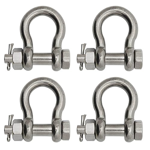 Extreme Max 3006.8369.4 BoatTector Edelstahl-Bolzen-Typ Ankerbügel – 5/16 Zoll, 4 Stück Extreme Max 3006.8369.4 BoatTector Edelstahl-Bolzen-Typ Ankerbügel – 5/16 Zoll, 4 Stück von Extreme Max