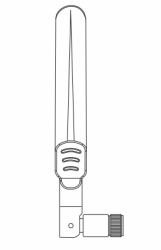 Extreme Networks ML-2452-APA2-02 4,9 dBi RP-SMA Antennen (4,9 dBi, 2.4-5.8 GHz, 2400-2500, 5150-5850 MHz, RP-SMA, Stecker, 20 g) von Extreme Networks