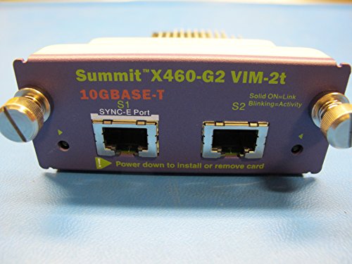 Summit X460-G2 VIM-2T Option Virtual Interface Modul Summit X460-G2 VIM-2T Option Virtual Interface Modul von Extreme