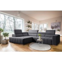 exxpo - sofa fashion Ecksofa "Elianos, hoher Sitzkomfort, aufwendige Kreuzsteppung im Sitz, L-Form" Kopfteile & Sitztiefe verstellbar, ohne Bettfunktion, Cord, antrazit exxpo - sofa fashion Ecksofa "Elianos, hoher Sitzkomfort, aufwendige Kreuzsteppung im Sitz, L-Form" Kopfteile & Sitztiefe verstellbar, ohne Bettfunktion, Cord, antrazit von Exxpo - Sofa Fashion