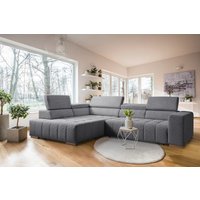 exxpo - sofa fashion Ecksofa "Elianos, hoher Sitzkomfort, aufwendige Kreuzsteppung im Sitz, L-Form" Kopfteile & Sitztiefe verstellbar, ohne Bettfunktion, Cord, grey exxpo - sofa fashion Ecksofa "Elianos, hoher Sitzkomfort, aufwendige Kreuzsteppung im Sitz, L-Form" Kopfteile & Sitztiefe verstellbar, ohne Bettfunktion, Cord, grey von Exxpo - Sofa Fashion
