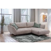 exxpo - sofa fashion Ecksofa "Samoa, bequem und modern, mit Easy-Lift-Bettfunktion, L-Form", Ecksofa Samoa, inkl. Bettfunktion, Bettkasten und Rückenkissen von Exxpo - Sofa Fashion
