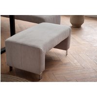 exxpo - sofa fashion Polsterhocker "Intenso, Hocker, modern, wahlweise in Leder oder Textil", hohe Bodenfreiheit, frei im Raum stellbar, hoher Sitzkomfort von Exxpo - Sofa Fashion