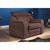 exxpo - sofa fashion Sessel "Lotos, Loungesessel" mit Kopf- bzw. Rückenteilverstellung von Exxpo - Sofa Fashion