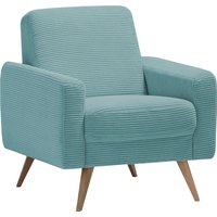 exxpo - sofa fashion Sessel "Samso, Loungesessel", elegant und bequem, aktueller Cord Bezug von Exxpo - Sofa Fashion