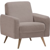exxpo - sofa fashion Sessel "Samso, Loungesessel", elegant und bequem, aktueller Cord Bezug von Exxpo - Sofa Fashion