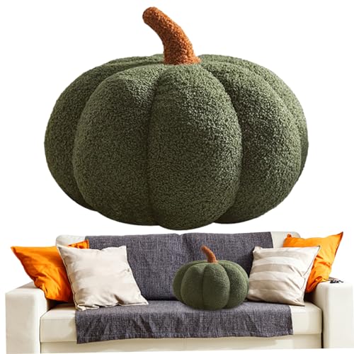 Eyccier Kürbiskissen 13, 8 Zoll Dia Thanksgiving Herbstwurf Kissen weiche 3D -Halloween -Kürbiskissen für Autosofa Halloween Thanksgiving Dekorationen Dunkelgrün .. Eyccier Kürbiskissen 13, 8 Zoll Dia Thanksgiving Herbstwurf Kissen weiche 3D -Halloween -Kürbiskissen für Autosofa Halloween Thanksgiving Dekorationen Dunkelgrün .. von Eyccier