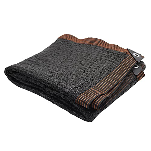 Eyccier Sonnenschutz NET Sun Shade Segel 2 m x 2 m schwarz Garten Sonnenschutz Stoff Baldachin Schatten Netting -Netz mit TROMET FÜR Outdoor von Eyccier