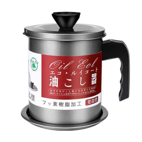Fettsiebs Frittieröllagerentank 1.4L Edelstahl Filternetz Öltank Fetthalter Pot... Fettsiebs Frittieröllagerentank 1.4L Edelstahl Filternetz Öltank Fetthalter Pot... von Eyccier