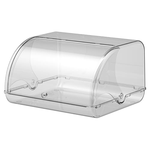 Roll Top Bread Bin 12x11x7in Tragbares Großkapazität Clear Pet Bread Storage Container mit Deckel für die Heimküche. Roll Top Bread Bin 12x11x7in Tragbares Großkapazität Clear Pet Bread Storage Container mit Deckel für die Heimküche. von Eyccier