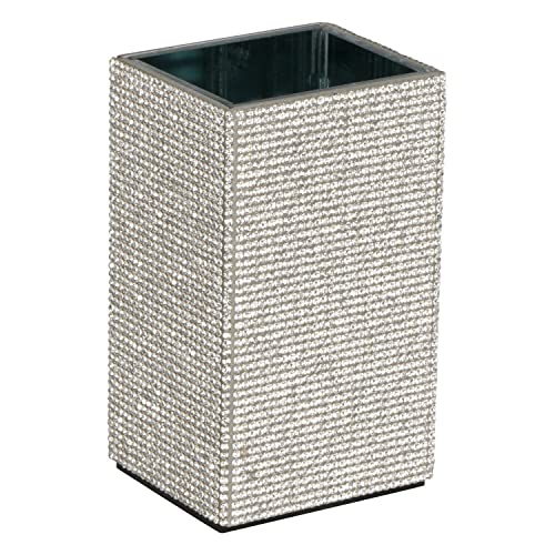 EagleWiz Zahnbürstenhalter mit glitzernden Strasssteinen, silberfarben von Eye on Elegance EagleWiz