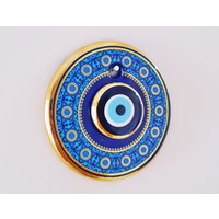 Glas Evil Eye Wandbehang, Home Decor Eye, Geschenk Für Glück Und Schutzsymbol, | Wandkunst Muttertags von EyeLikeItShop